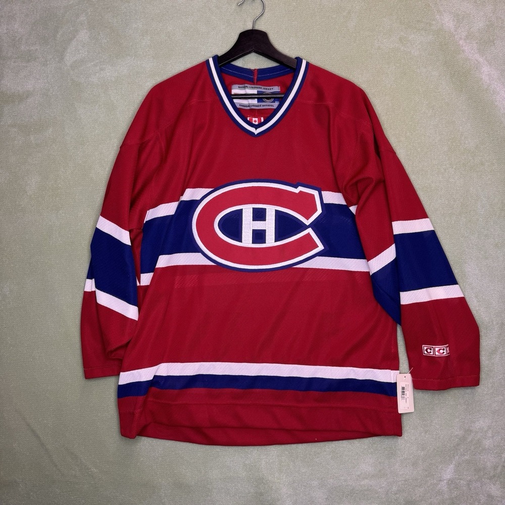 CCM Montreal Canadiens Hockey Jersey Size - Medium - Retro Authentic - Canada